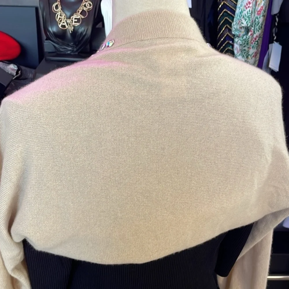 Cashmere shrug blue marine - Picture 2 of 3